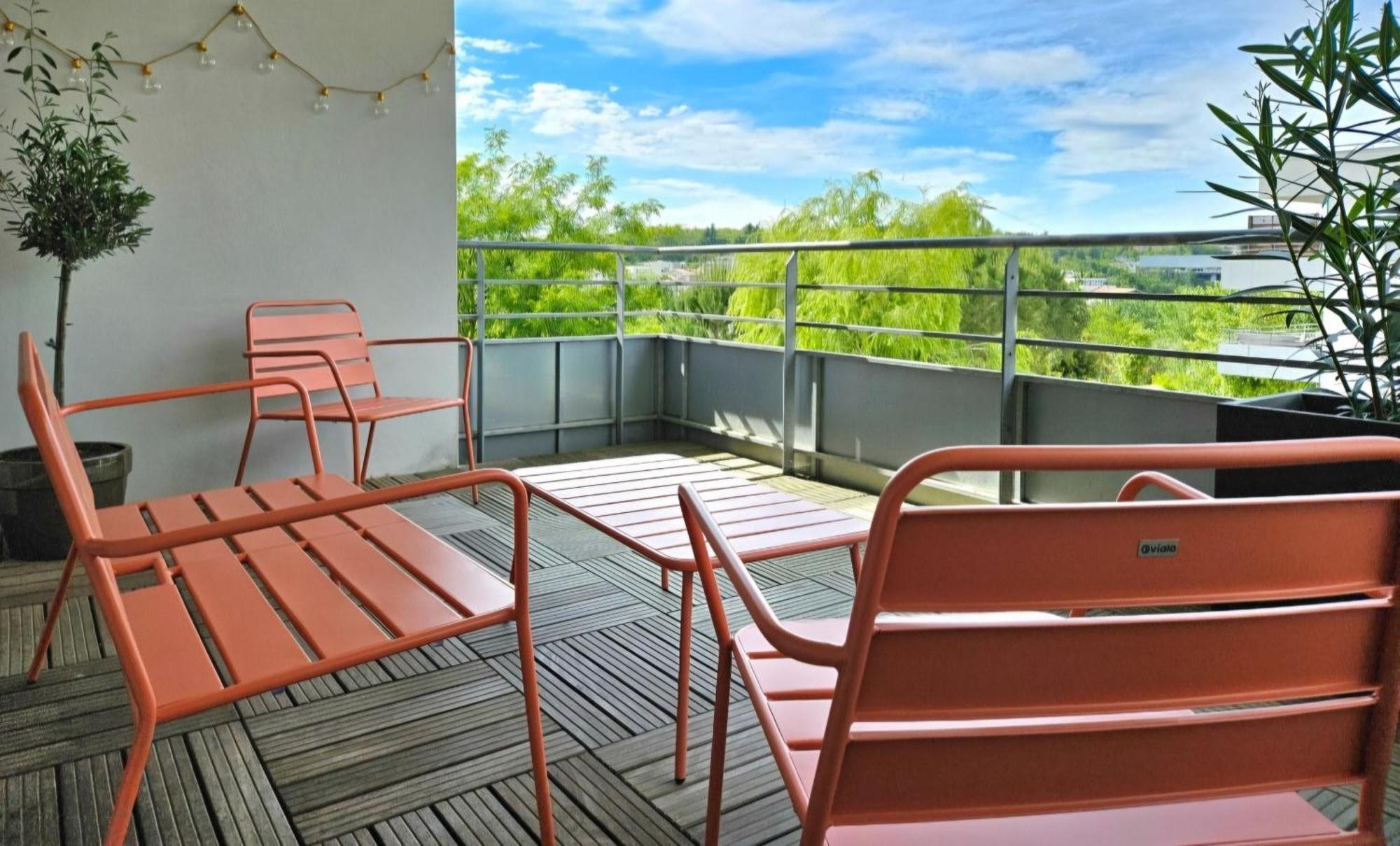 T3 Universites & Hospitals - Havre De Paix Pres Toulouse - Parking - Terrasse Bagian luar foto